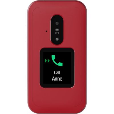 Doro Leva E30 7,11 cm (2.8") 142,7 g Czerwony, Biały Telefon funkcjonalny