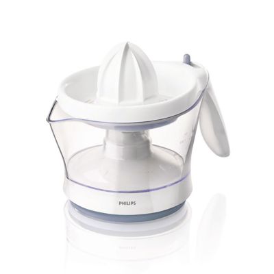 Philips Viva Collection Wyciskarka do cytrusów — 25W/0,6l/reg. il. miąższu/aut. zm. kier.