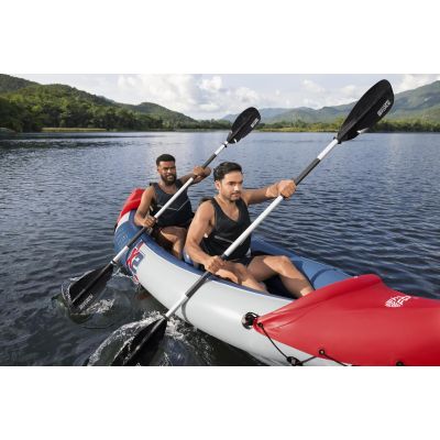 6. Bestway 65077 / 25 kajak sportowy 1 os. Wielobarwny Kopolimer akrylonitrylo-butadieno-styrenowy (ABS), Aluminium, Polipropylen (PP), Polichlorek winylu (PVC) Nadmuchiwany kajak