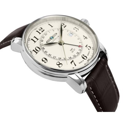 2. Zegarek Męski ZEPPELIN LZ127 Graf Zeppelin GMT 7642-5 + BOX