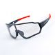 Rockbros okulary sportowe z fotochromem czar-czerw