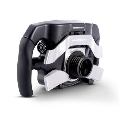 4. Kierownica Thrustmaster T-Chrono, PC, PS4, PS5, Xbox One, Xbox Series S/X, Srebrny, Aluminium, Chiny, 1 szt.