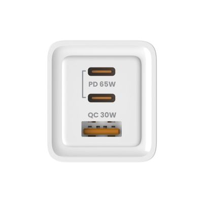 8. SAVIO ŁADOWARKA SIECIOWA GAN 65W BIAŁA LA-07