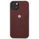 2. Etui BMW Leather Curve Perforate na iPhone 13 - czerwone