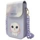 5. Zestaw Nimmy Big Eyed Pet 2.0 Rabbit 3w1 torebka na telefon + portfel + etui na lokalizator - fioletowy