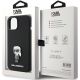 8. Etui Karl Lagerfeld Silicone Ikonik Metal Pin na iPhone 15 - czarne