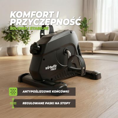 22. VIRTUFIT V3 ROWER STACJONARNY NA KRZESŁO / TRENAŻER ROWEROWY Z UCHWYTEM I KOMPUTEREM