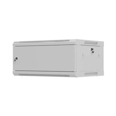 LANBERG SZAFA INSTALACYJNA RACK WISZĄCA 19" 4U 600X450 SZARA DRZWI METALOWE (FLAT PACK)
