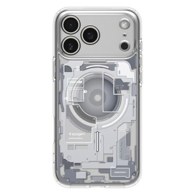 3. Etui Spigen Ultra Hybrid MagSafe na iPhone 17 Pro Zero One - białe