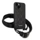 3. Etui Karl Lagerfeld Monogram Plaque Logo Strap na iPhone 14 / 15 / 13 6,1" - czarne