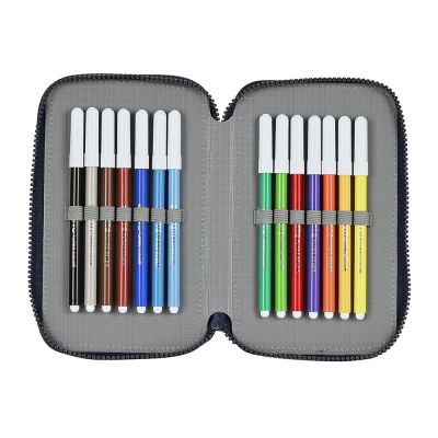5. Piórnik z wyposażeniem FC Barcelona double filled pencil case 28 PCS 412225854