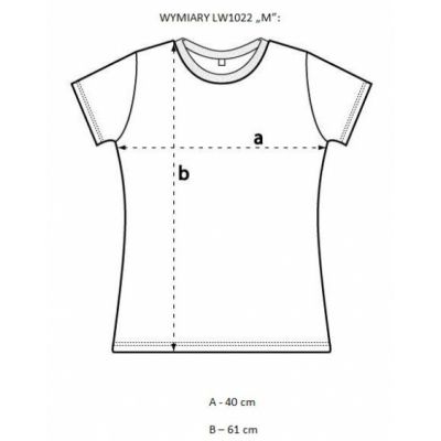 2. T-shirt damski LEONE LW1022/S16 biały "M"