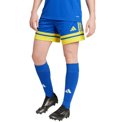 Spodenki damskie adidas Squadra 25 niebiesko-żółte JN5408