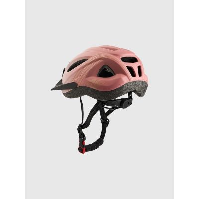 2. Kask rowerowy z odpinanym daszkiem dziecięcy 4F 4FJRSS26AHELU129-56S