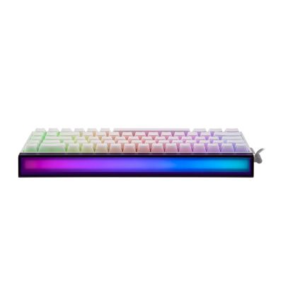 9. Klawiatura gasket HERO68HE WHITE LIGHT HOUSE Jade King switch RGB AULA