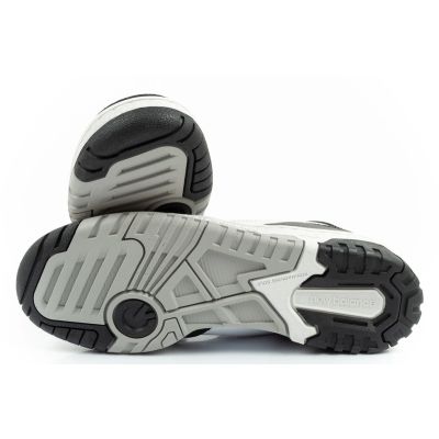 9. New Balance 550 buty sportowe młodzieżowe sneakersy skórzane modne czarne białe