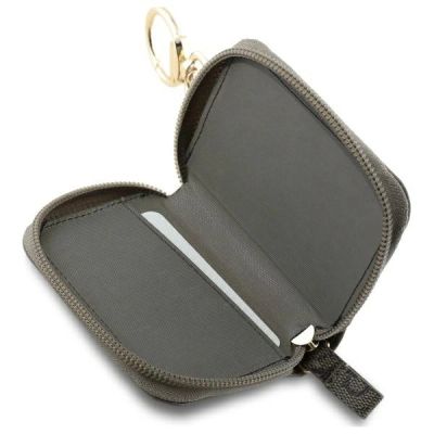 3. Guess Cable Pouch GUABP4DPTW Saszetka na  kabel brązowy/brown 4G Triangle