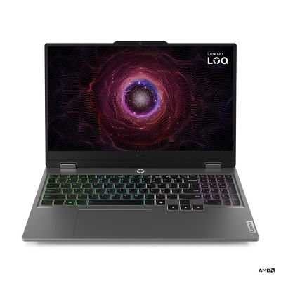 17. Lenovo LOQ 15ARP9 AMD Ryzen™ 5 7235HS Laptop 39,6 cm (15.6") Full HD 12 GB DDR5-SDRAM 512 GB SSD NVIDIA GeForce RTX 4050 Wi-Fi 6 (802.11ax) Windows 11 Home US English Szary