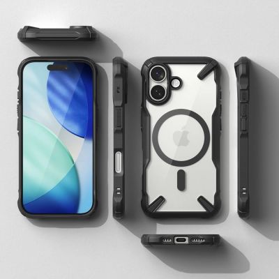 5. Etui Ringke Fusion X Magnetic MagSafe na iPhone 17 - czarne
