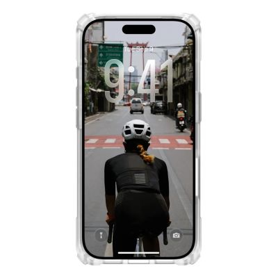 4. Urban Armor Gear 114527114G36 pokrowiec na telefon komórkowy 16 cm (6.3") Tytan, Przezroczysty