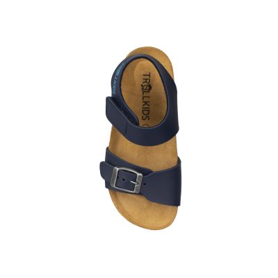 3. Sandały BIO dziecięce dla chłopca/dziewczynki Trollkids Kids Bergen Sandal navy/medium blue (483-117)