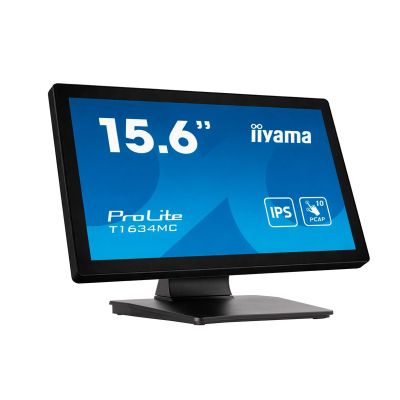 3. iiyama ProLite T1634MC-B1S monitor komputerowy 39,6 cm (15.6") 1920 x 1080 px Full HD LED Ekran dotykowy Czarny