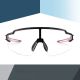 4. Okulary rowerowe Rockbros 10173 fotochromowe UV400 -  czarno-czerwone