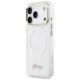 2. Etui Guess IML Gradient Script Metal MagSafe na iPhone 17 Pro - białe