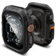 4. Zestaw etui Spigen Lock Fit + szkło hartowane Spigen Tempered Glass na Apple Watch Ultra (49 mm) - czarne matowe