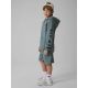 5. Bluza dresowa loose z kapturem chłopięca 4F 4FJRSS26TSWSM3052-46S