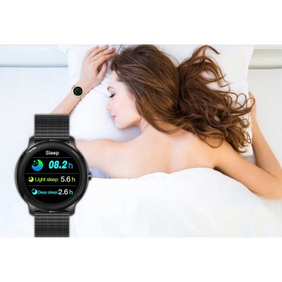 9. Smartwatch Damski RUBICON RNBE66 Black SMARUB124