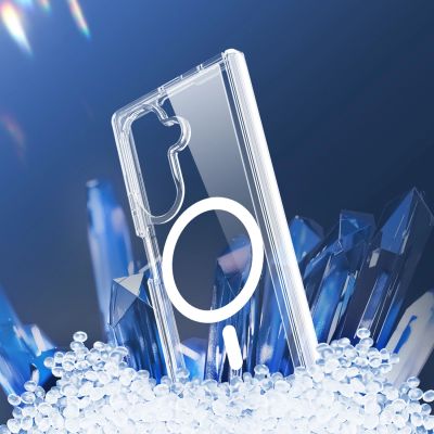 9. Etui Dux Ducis Clin Mag na Samsung Galaxy Z Fold 8 / Z Fold 7 kompatybilne z MagSafe - przezroczyste