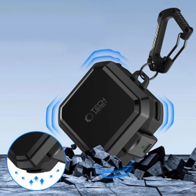 6. Etui Tech-Protect Carbonox MagSafe na Samsung Galaxy Buds 4 / 4 Pro - czarne