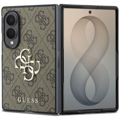 Etui Guess Big 4G Logo na Samsung Galaxy Z Fold 8 - brązowe