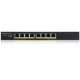 12. Switch Zyxel GS1915-8EP 8p PoE (PoE+: 8;) 60W Managed Gigabit