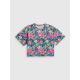 5. T-shirt boxy z nadrukiem dziewczęcy 4F 4FJRAW26TTSHF4243-90A