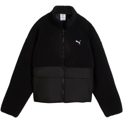 2. Kurtka damska Puma Re:Fibre Sherpa czarna 694567 01