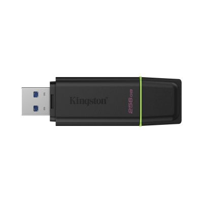 4. KINGSTON 256GB Portable USB 3.2 Gen 1 DataTraveler Exodia Black/Green