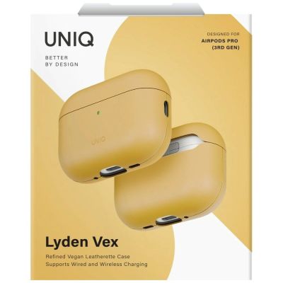 2. Etui UNIQ Lyden Vex na AirPods Pro 3 - żółte