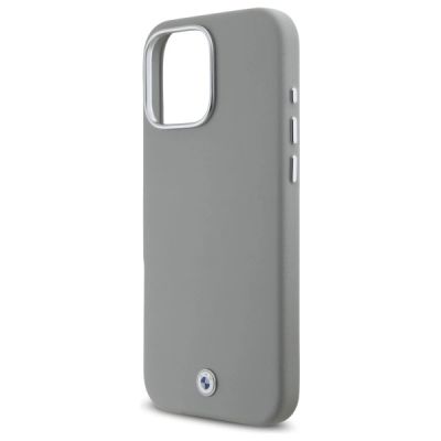 6. Etui BMW Sign Full Wrapped Metal MagSafe na iPhone 16 Pro Max - szare