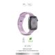 2. Pasek silikonowy Puro Icon do Apple Watch 42 / 44 / 45 / 49 mm - lawendowy (2 szt.)