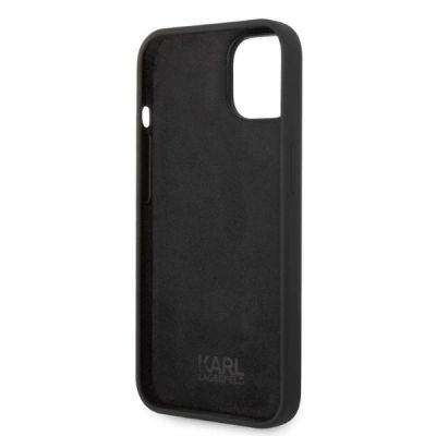 7. Etui Karl Lagerfeld Silicone Choupette na iPhone 14 Plus - czarne