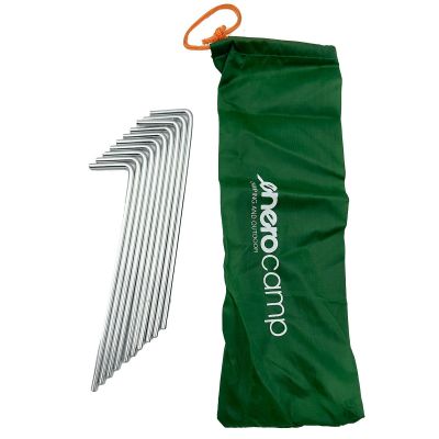 7. ŚLEDZIE SZPILKI DO NAMIOTU 18CM (15+3cm) KPL.10SZT METAL