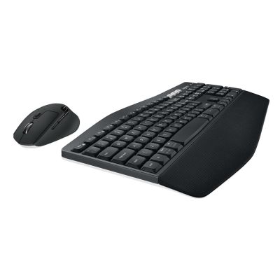 14. Logitech MK850 Performance klawiatura Dołączona myszka Uniwersalne RF Wireless + Bluetooth QWERTZ Niemiecki Czarny