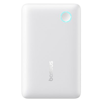 5. Powerbank Baseus EnerFill FP11 10000mAh 15W z białym kablem USB-C 20V/3A 30cm - biały