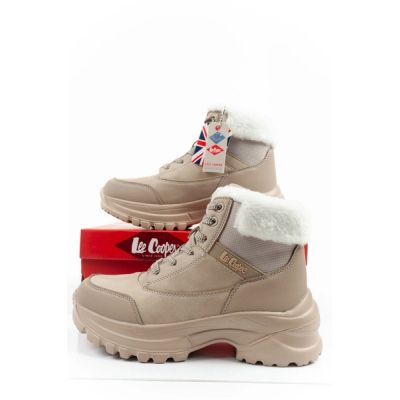 10. Lee Cooper buty sportowe damskie zimowe trekkingowe Lee Cooper ocieplane beżowe