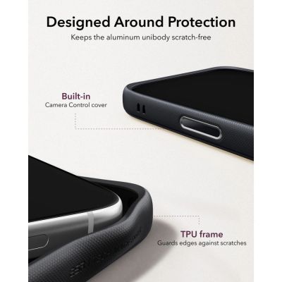 8. Etui ESR Leather Kickstand MagSafe na iPhone 18 Pro Max / 17 Pro Max - czarne