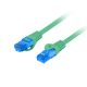 2. LANBERG PATCHCORD S/FTP KAT.6A 20M ZIELONY LSZH CCA (FLUKE PASSED) PCF6A-10CC-2000-G