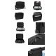13. Torba na laptopa Esperanza Classic + ET103 (17 "; kolor czarny)