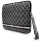 2. Pokrowiec na laptopa DKNY Sleeve Checkered Pattern Printed Stripes 14" - czarny